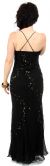 Two piece Full Length Beaded Formal Dress back without Jacket